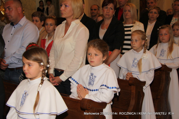 I Rocznica Komunii Świętej w Markowicach