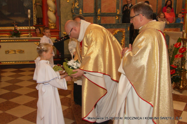 I Rocznica Komunii Świętej w Markowicach