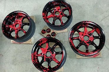 lakierowanie felg #felgi #lakierowanie #Trela