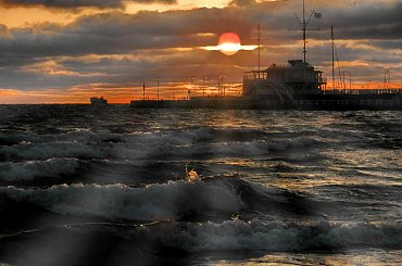 ;) wizytówka Sopotu w dezabilu #Sopot #molo #ranek #morze