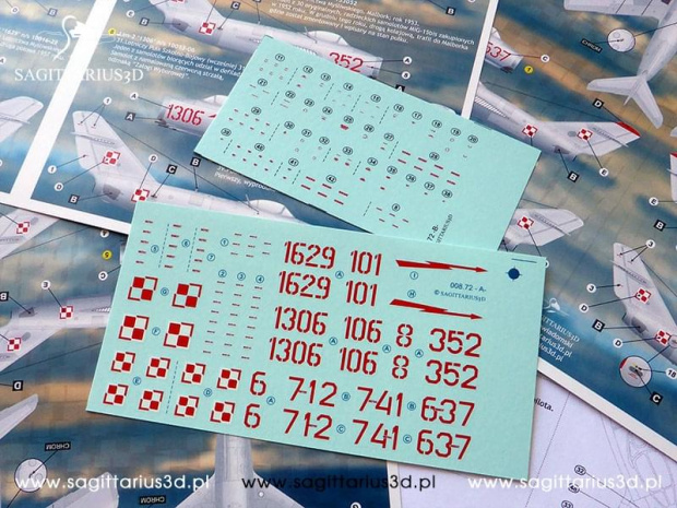 kalkomania Sagittarius3d mig-15