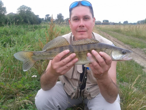 Sandałek 52 cm - wobler Dorado Invader 4 cm, sobotnie popołudnie