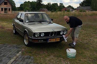 BMW 525E polerowanie #BMW525e #BMWE28 #ETA