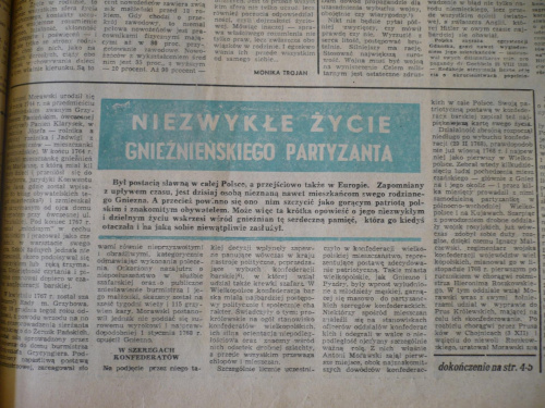 Niezwykłe życie Gnieźnieńskiego partyzanta
Przemiany 1978/79 Autor
Zbigniew Franciszek Chodyła #Gniezno