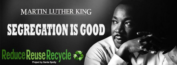 Luter King Reklama Segregacja Śmieci #LuteKing #mandela #obama #reklama #segregacja #śmieci #segregation #recycling