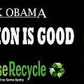 Barack Obama Reklama Segregacja Śmieci #LuterKing #Mandela #Obama #Recycle #Reklama #Segregacja #Segregation #Śmieci