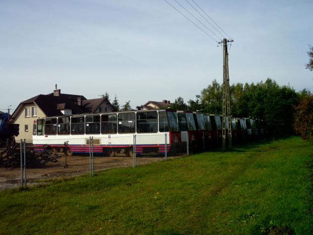 Wozy ze Szczecina na początku października 2013 #cmentarz #lubicz #toruń #tramwaje
