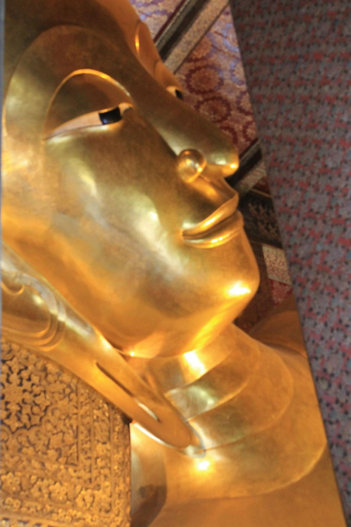 Posąg leżącego Buddy w Bangkoku #Tajlandia #Bangkok