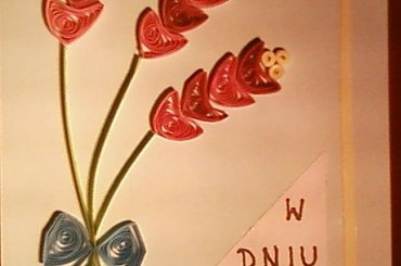 29. 10x15 #KartkiOkolicznościowe #quilling #RęcznieRobione #zaproszenia