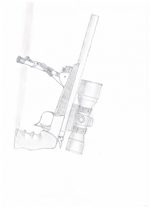 rysunek #rysunek #ThompsonEncore #pistolet #ołówek #fifty #pistol #hunting #art #fifty38