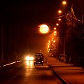 ŁYSY wieczorową porą ... #noc #księżyc #światła #CZARNYRYCERZ #kamper
