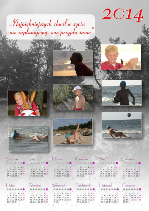 kalendarz na lodówkę #fotokalendarz #kalendarz #magnes #MagnesNaLodówkę