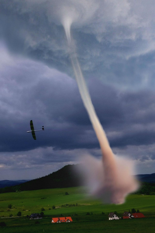 Troszkę u nas wieje #F3F #JeżówSudecki #Tornado #Zachodnie