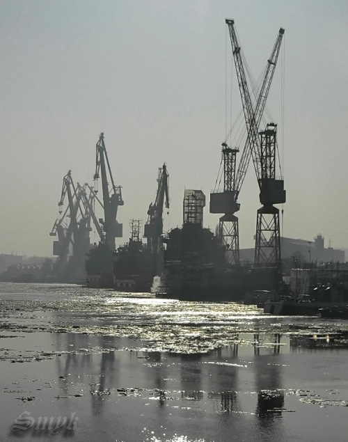 ...tak bardziej z bliska #stocznia #Gdańsk #MartwaWisła #morze #żurawie #żuraw