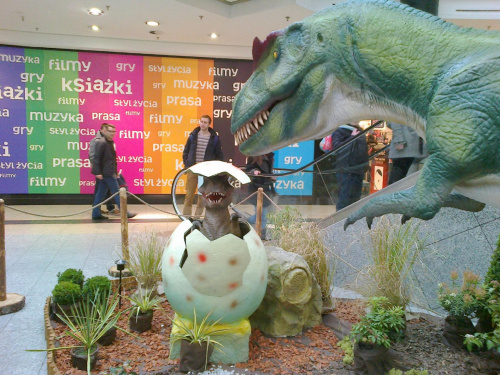 Galeria Krakowska wystawa Świat Dinopzaurów 2014 02 27 (1) #galeria #krakowska #Kraków