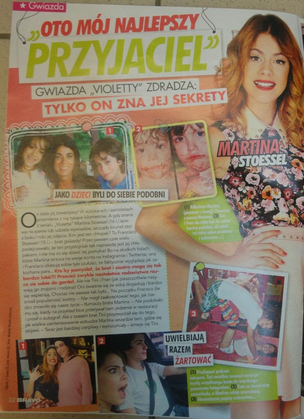 Bravo #MartinaStoessel #Violetta