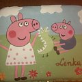 Tort - świnka Peppa z Jackiem #tort