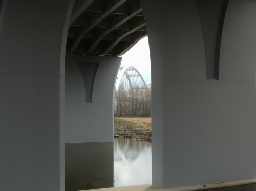 podglądanie mostu w Toruniu