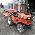 KUBOTA B1-17 Bulltra z glebogryzarką RS1303