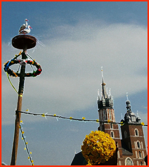 Zdrowych Wesołych Świąt Wielkanocnych rodzinko Fotosika plus ciepłe pozdrowienia z Krakowskiego Rynku dla Wszystkich
