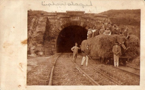 Przełęcz Łupkowska ok. 1915 #BeskidNiski #Bieszczady #kolej #Łupków #tunel #wojsko